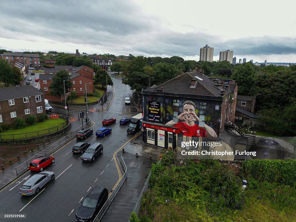 New Mural Honours Diogo Jota Following Liverpool Player's Tragic Death