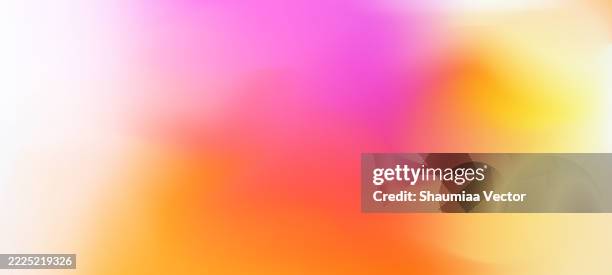 abstract blurred orange gradient fluid vector background design wallpaper template with dynamic color, waves, and blend. futuristic modern backdrop design for business, presentation, ads, banner - purple watercolor background stock illustrations