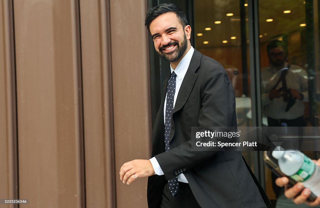 Zohran Mamdani Celebrates Union Endorsement As He Campaigns For New York City Mayor