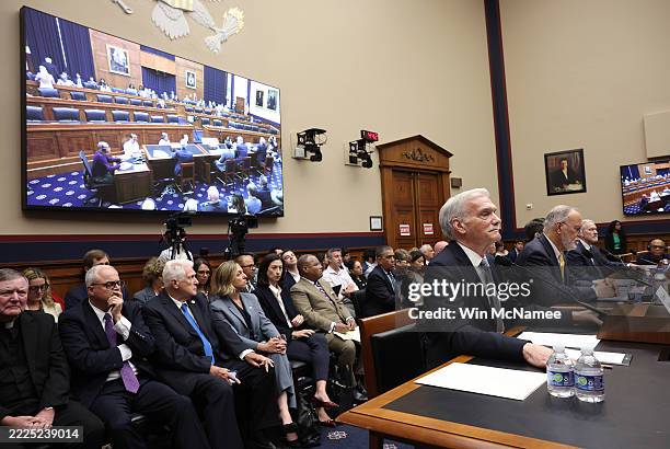 Dr. Robert Groves, Interim President of Georgetown University, Dr. Félix Matos RodrÃguez, Chancellor of The City University of New York, and Dr. Rich...
