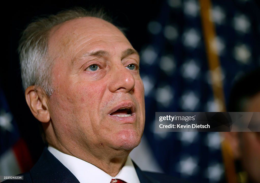 Speaker Johnson Holds Weekly Press Conference On Capitol Hill