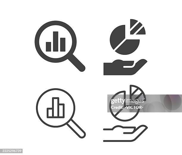 data analysis- illustration icons - excel spreadsheet computer stock illustrations
