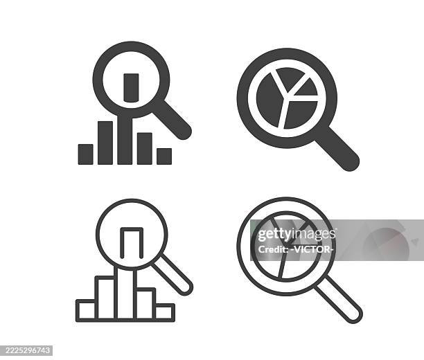 data analysis- illustration icons - excel spreadsheet stock illustrations