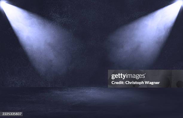 hintergrund, grau, spotlight, präsentation - mural imagens e fotografias de stock