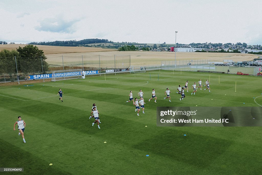 West Ham United Pre-Season Training Session
