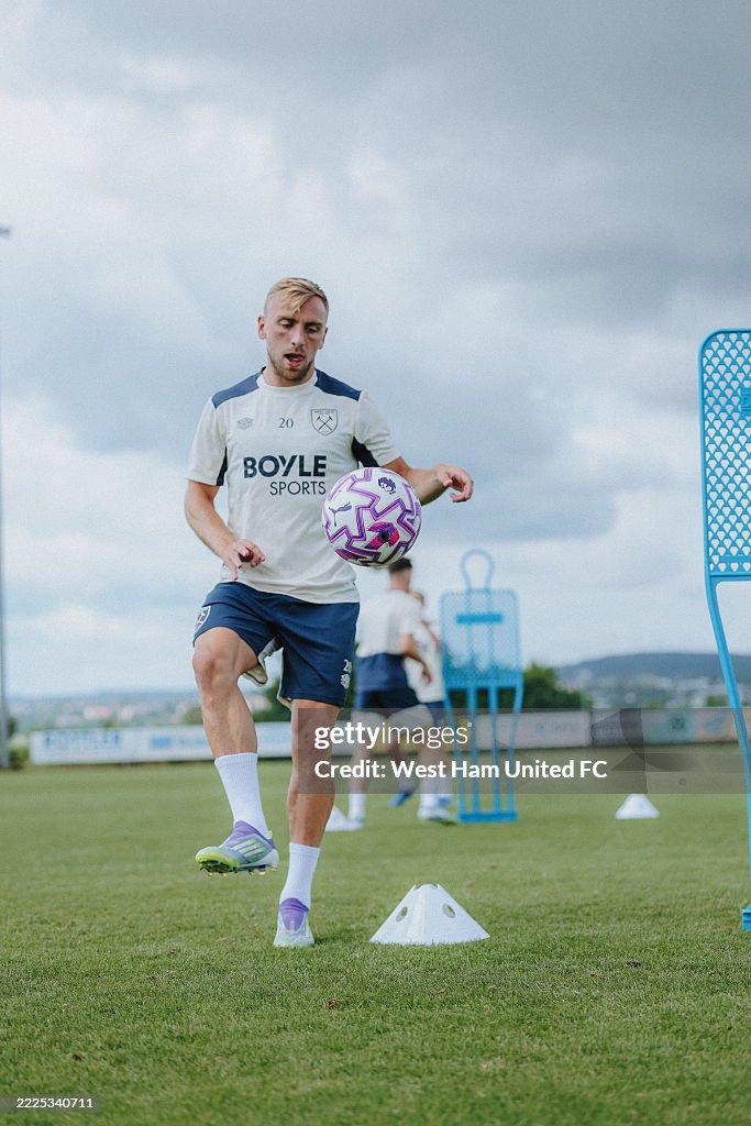 West Ham United Pre-Season Training Session
