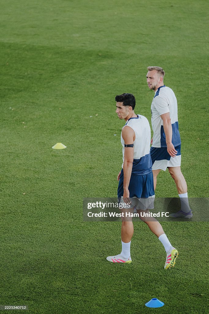 West Ham United Pre-Season Training Session