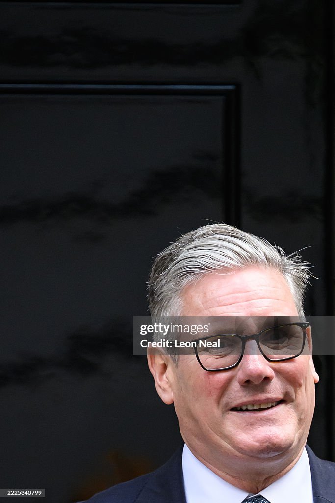 Keir Starmer Departs Downing Street To Take PMQs