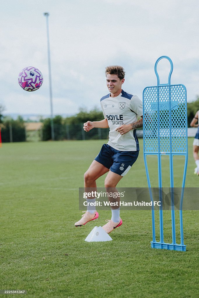 West Ham United Pre-Season Training Session