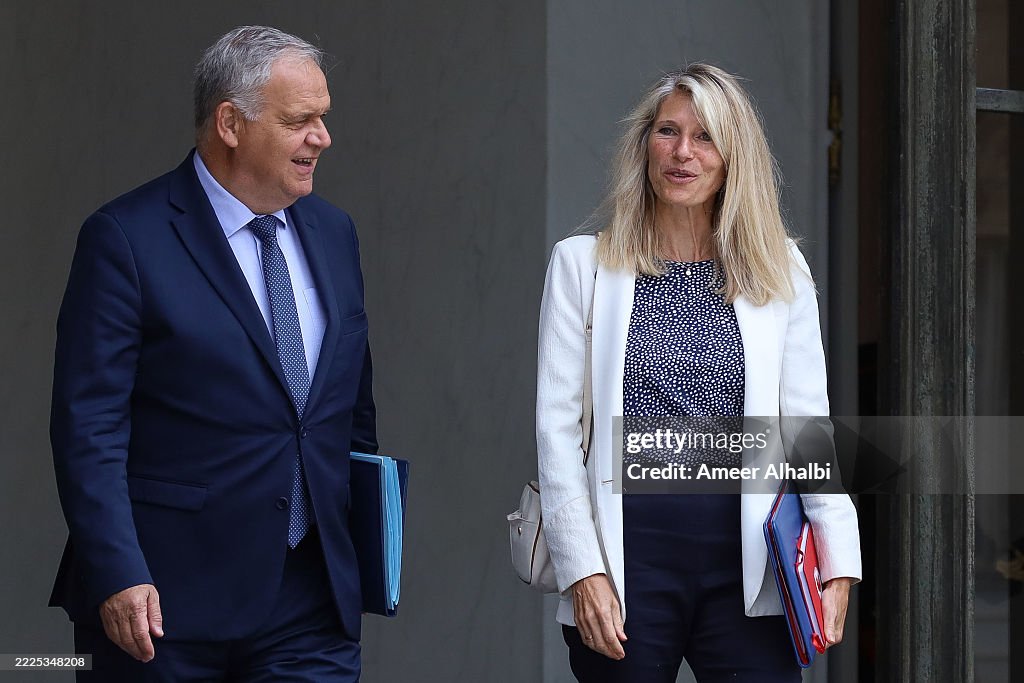 A Council of Ministers Meeting Is Held At The Elysee Palace