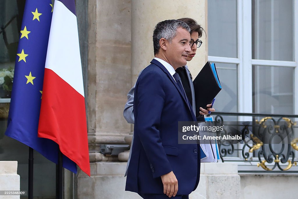 A Council of Ministers Meeting Is Held At The Elysee Palace