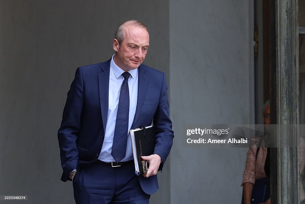 A Council of Ministers Meeting Is Held At The Elysee Palace