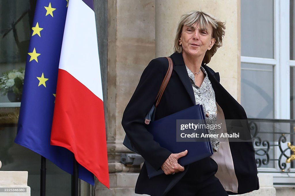 A Council of Ministers Meeting Is Held At The Elysee Palace