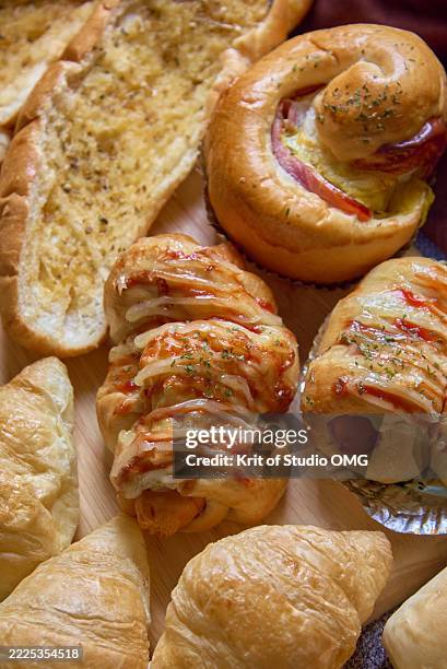 50 Selection Of French Handmade Artisan Bread Stock Photos, High