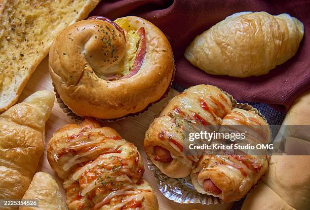52 Selection Of French Handmade Artisan Bread Stock Photos, High