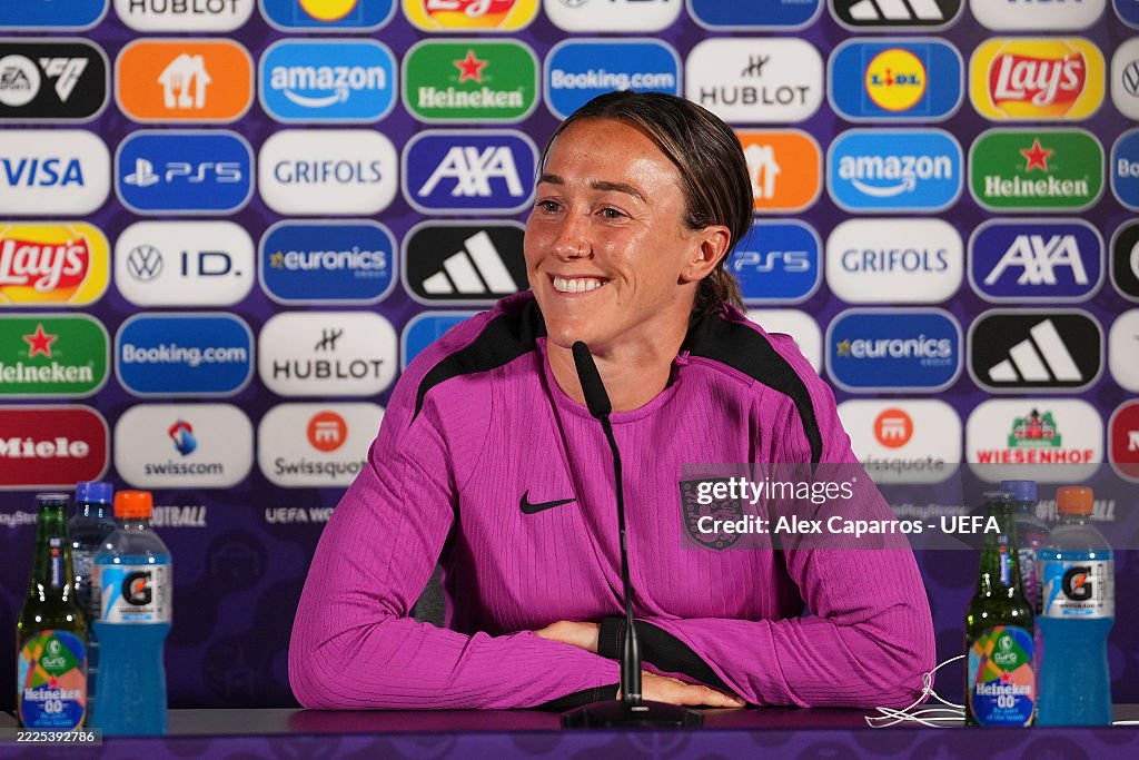 England Training Session And Press Conference - UEFA Women's EURO 2025 Quarter-final