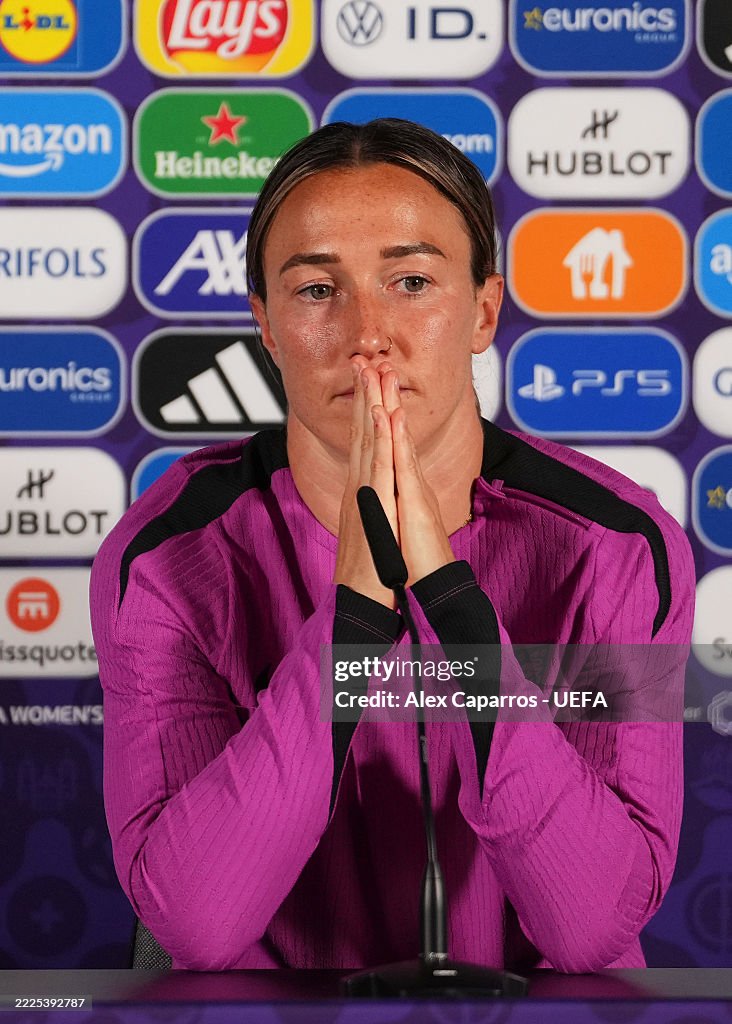 England Training Session And Press Conference - UEFA Women's EURO 2025 Quarter-final