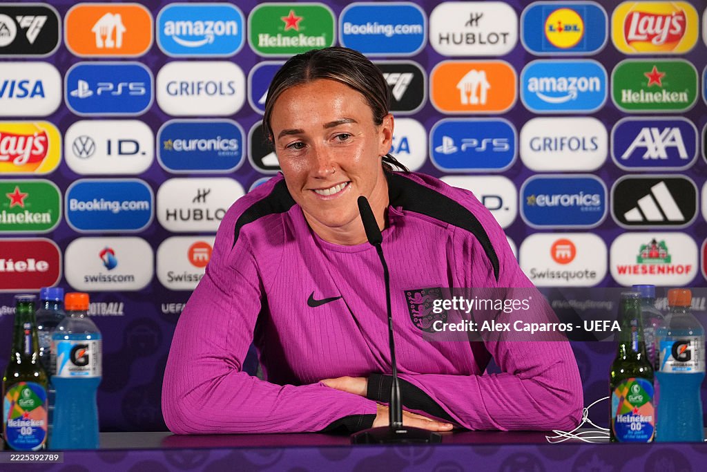 England Training Session And Press Conference - UEFA Women's EURO 2025 Quarter-final