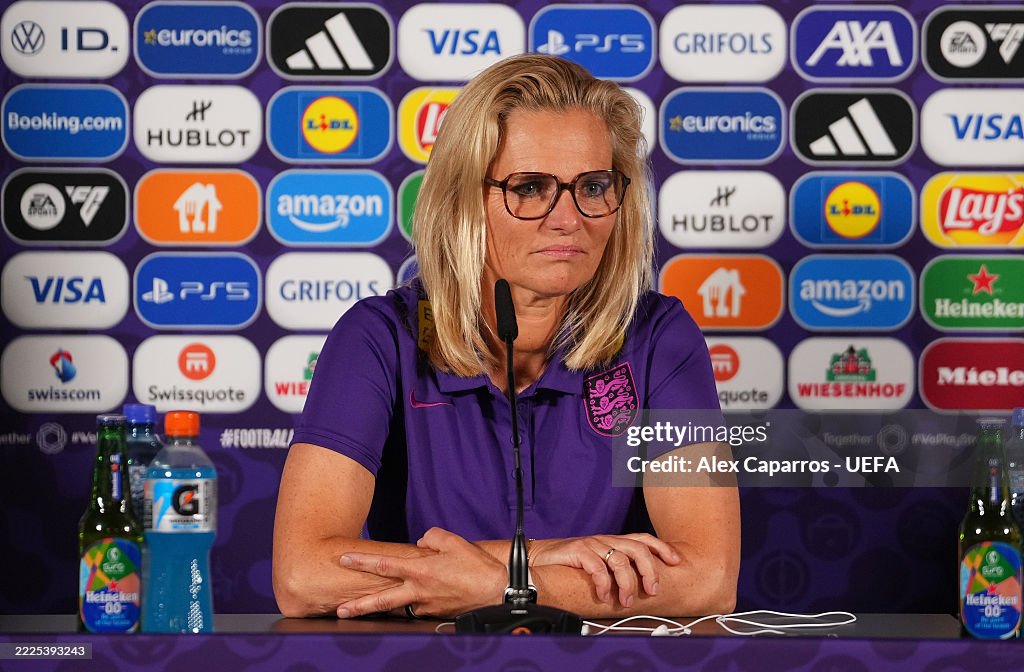 England Training Session And Press Conference - UEFA Women's EURO 2025 Quarter-final