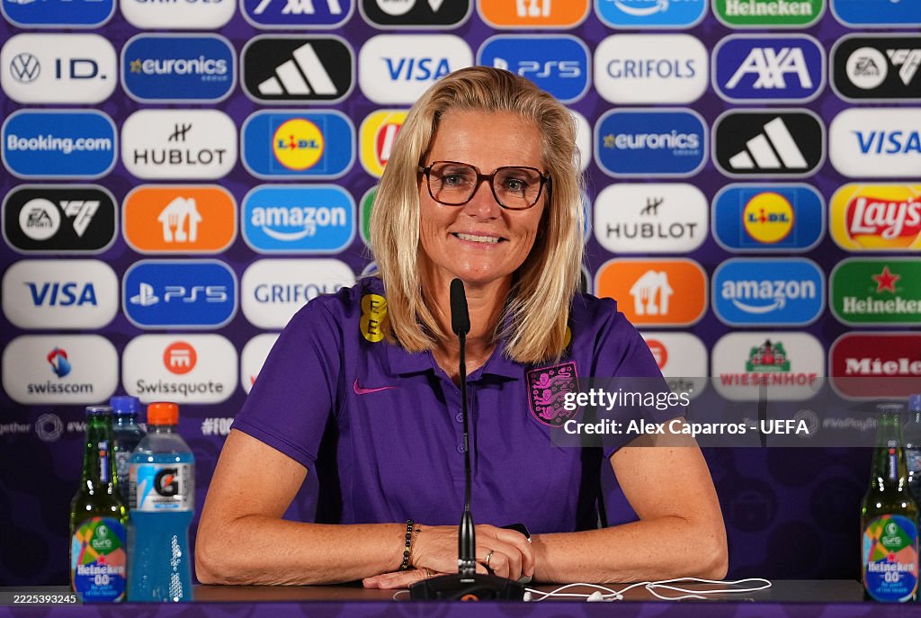 England Training Session And Press Conference - UEFA Women's EURO 2025 Quarter-final