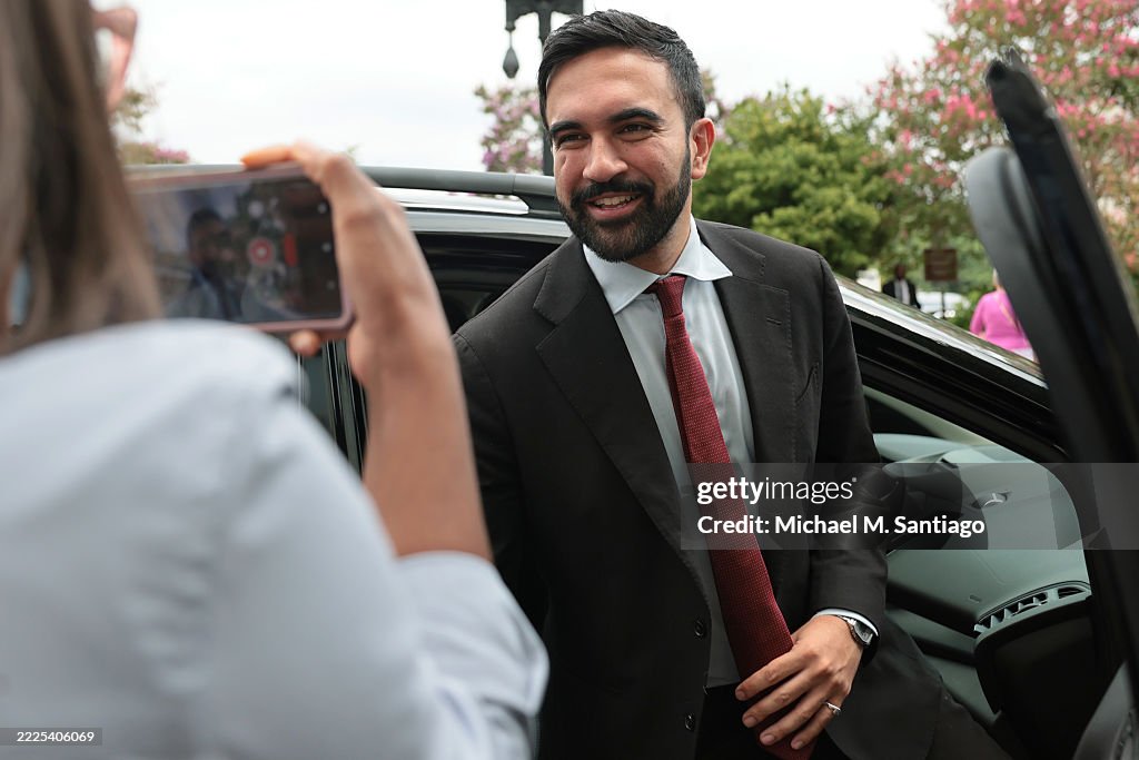 NYC Mayoral Candidate Zohran Mamdani Visits Capitol Hill