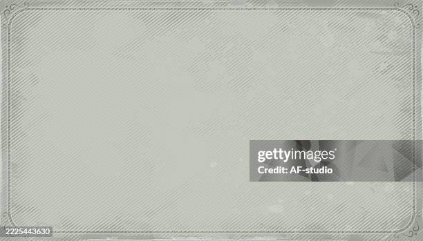 vintage grunge background with textured paper and ornate border - old document stock illustrations