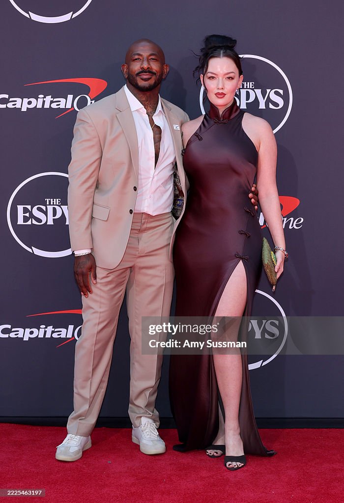 Roderick Rountree Khalil Rountree and Mia Kang attend the 2025 ESPY Awards at Dolby ...