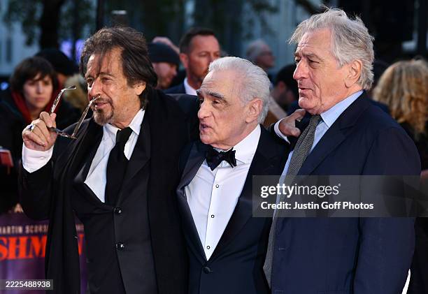 October 2019...63rd BFI London Film Festival: The Irishman - closing Gala, held at ODEON Luxe Leicester Square, 24-26 Leicester Square,...