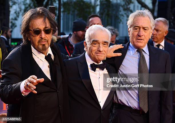 October 2019...63rd BFI London Film Festival: The Irishman - closing Gala, held at ODEON Luxe Leicester Square, 24-26 Leicester Square,...