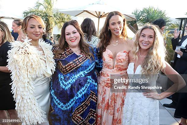 Katerina Graham, Chrissy Metz, Paula Patton and Alexa PenaVega attend as Lifetime celebrates summer with a star-studded soirée featuring the cast and...