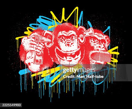 Three Wise Monkeys Graffiti Three Wise Monkeys Graffiti