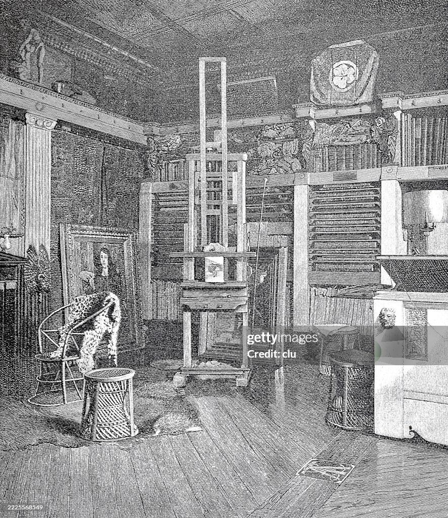 Sir Lawrence Alma-Tadema's studio, Dutch painter