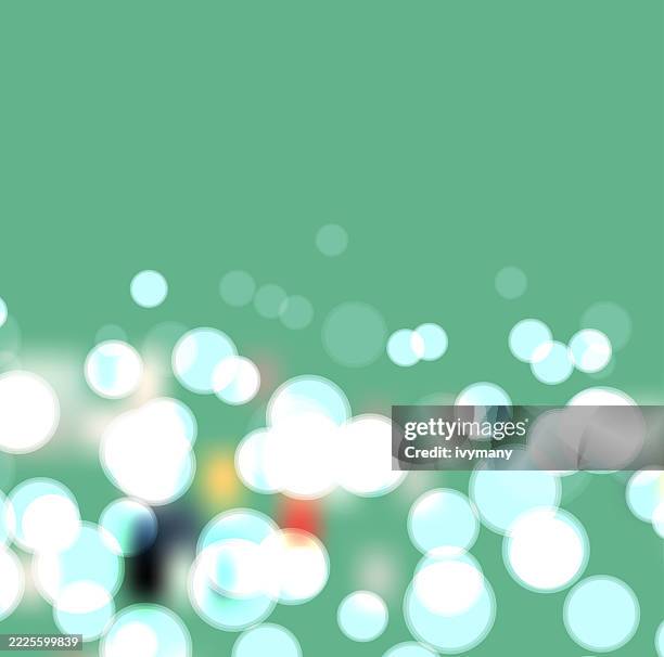 abstract defocused light effect gradient vector background - rainbow light flare stock illustrations
