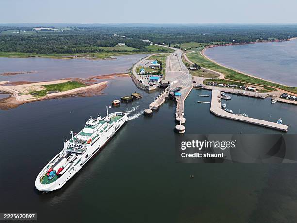prince edward island ferry - ferry stock pictures, royalty-free photos & images