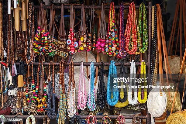 souvenirs shop on bali indonesia - denpasar stock pictures, royalty-free photos & images