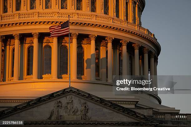 us capitol building - congreso de los estados unidos fotografías e imágenes de stock
