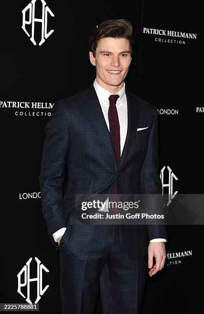 14th March 2013. The Patrick Hellmann store launch party, 50 St James Street, London..Here, Oliver Cheshire.