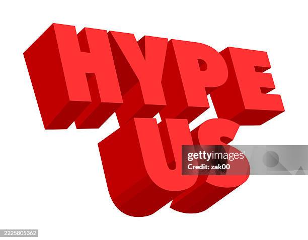 hype us button. - app prototype stock illustrations