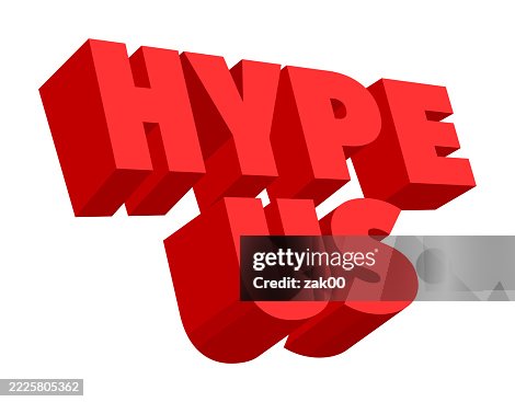 Hype Us Button. Hype Us Button.