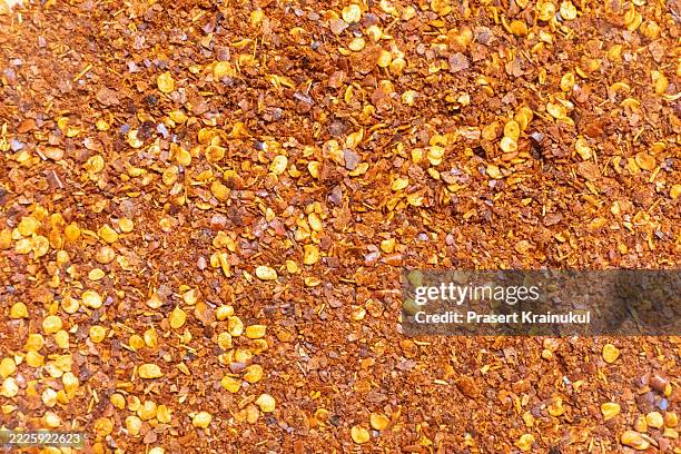 dried red chili powder. cooking ingredients flavor - cayenne pepper stock pictures, royalty-free photos & images