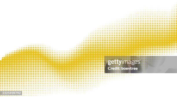 abstract trendy colors wave polka dots texture background - moire stock illustrations