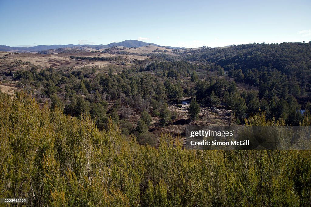 Brindabella Ranges Map Brindabella Ranges And Murrumbidgee River In The Ginninderry ...