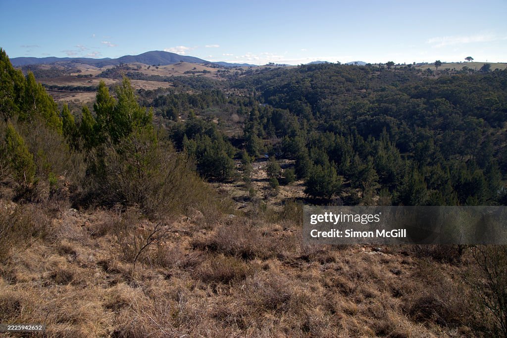 Brindabella Ranges Map Brindabella Ranges And Murrumbidgee River In The Ginninderry ...