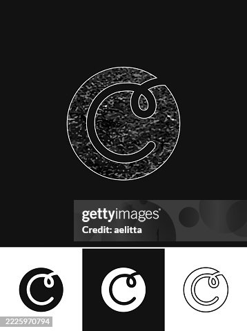 Letter C. Vector logo. Letter C. Vector logo.