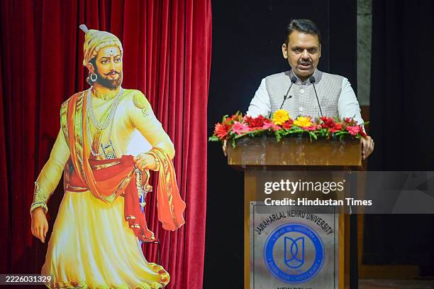 Devendra 1,689 Maharashtra Cm Devendra Fadnavis Stock Photos, High-Res Pictures ...