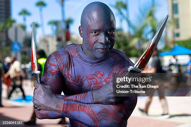 Comic Con Riddes 16 Drax The Destroyer Stock Photos, High-Res Pictures, and Images ...