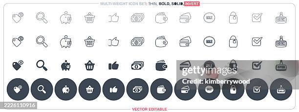 e-commerce - buy online pick up in store stock illustrations