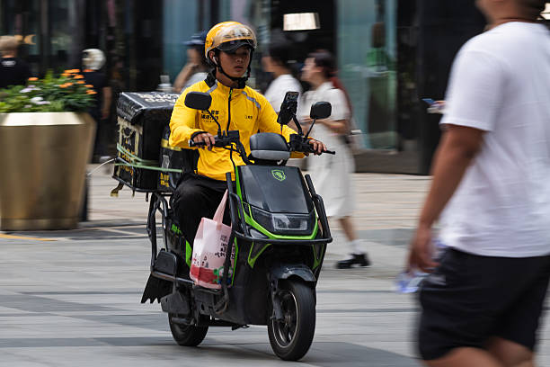 Meituan Riders 248 China Delivery Scooter Stock Photos, High-Res Pictures, and Images ...