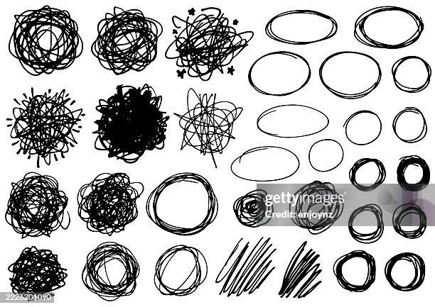 illustrations, cliparts, dessins animés et icônes de textures et motifs de peinture noire illustrations vectorielles - griffonnage
