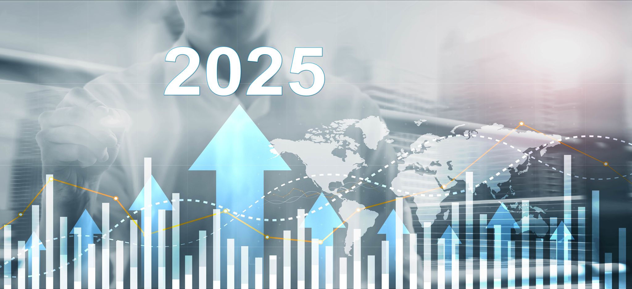 Financial background, economic growth 2025. Abstract background. Mixed Media Financial background, economic growth 2025. Abstract background. Mixed Media